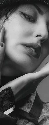 B&w face — photograph by Capturr Studio